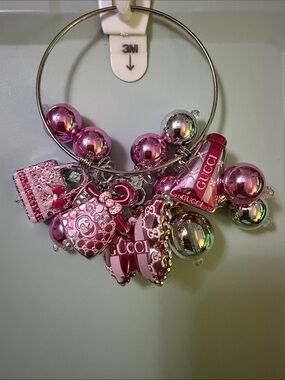 Pink Charm Bracelet